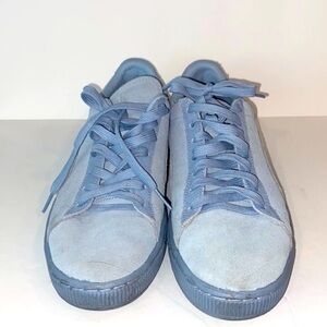 Puma Men's Classic Tonal Suede Blue Fog Ankle-High Sneaker